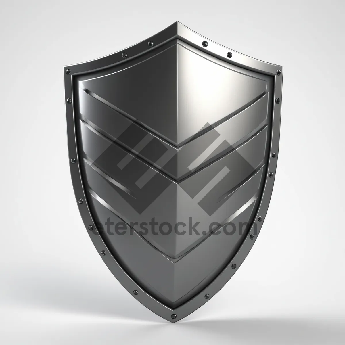 Picture of Shiny 3D Glass Shield Graphic Icon