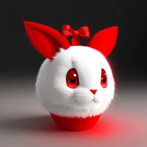 Cute Cartoon Bunny with Adorable Ears