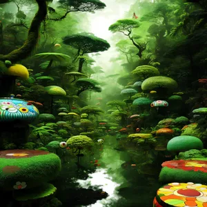 Colorful Tropical Fish in Underwater Coral Reef