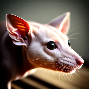 Furry Feline Delight: Adorable Gray Kitty with Playful Eyes