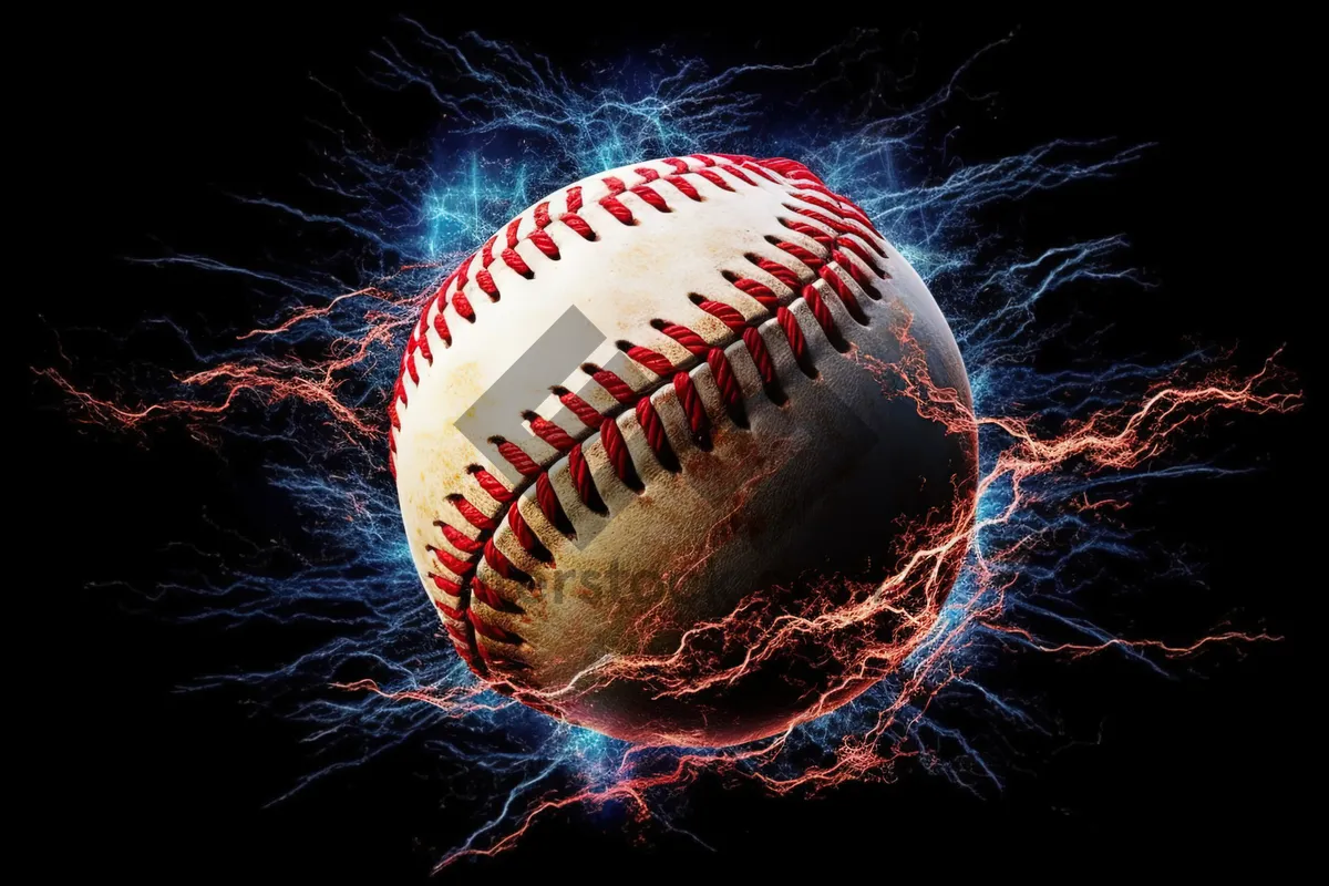 Picture of Close-up of leather baseball glove and ball