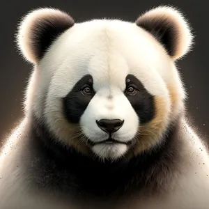 Cute Giant Panda: Majestic Mammal in Wild Fur