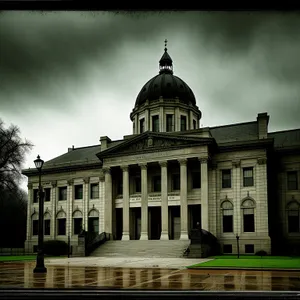 Iconic Dome of Historic Palace: A Landmark in the City