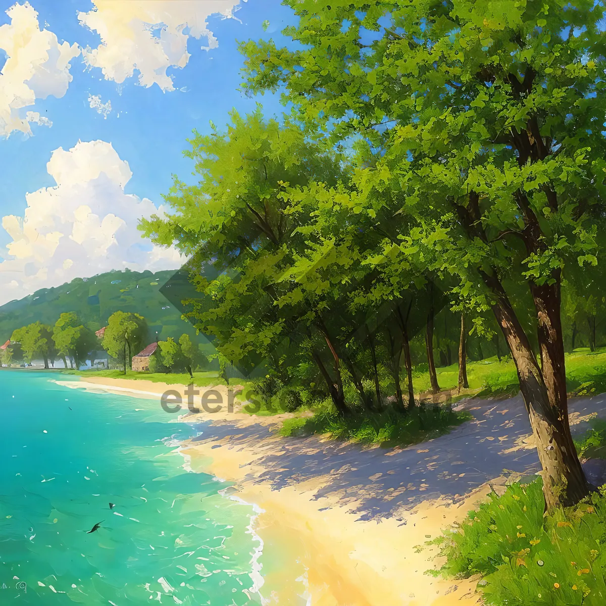 Picture of Tranquil Summer Escape: Tropical Beach Paradise