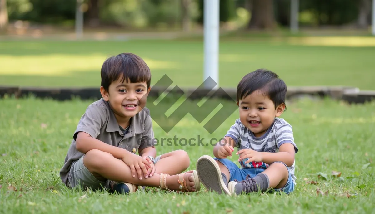 Picture of Happy Family Smiling in the Park