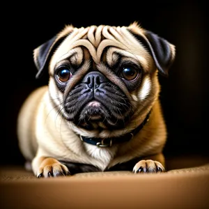 Pug Puppy: Adorable Wrinkled Pet with Bull-like Appearance