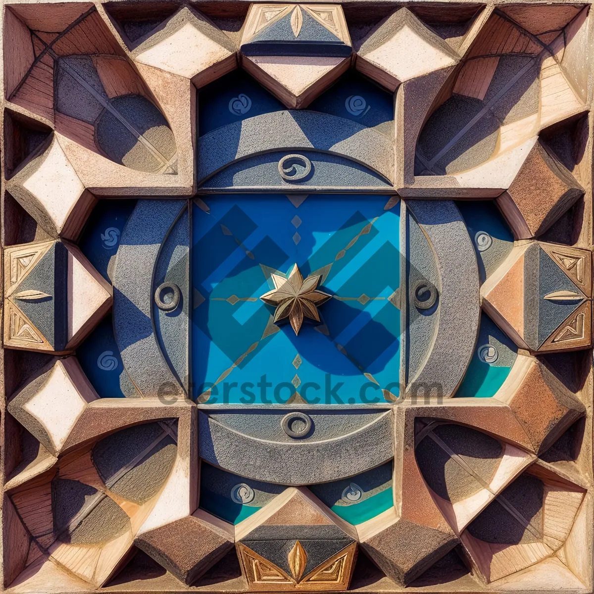 Picture of Patterned Mosaic Transducer - Intricate 3D Structure