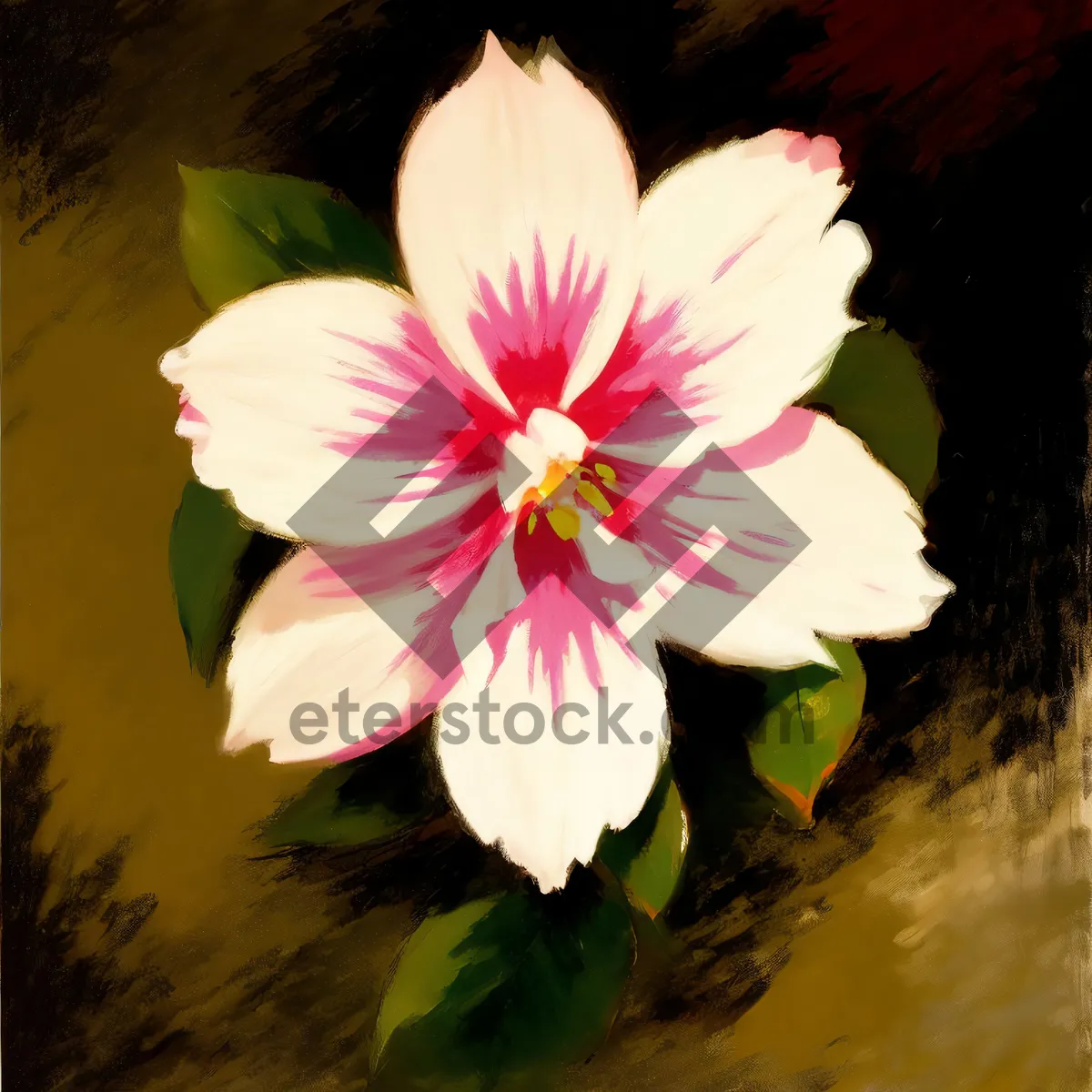 Picture of Pretty Pink Lotus Blossom in Full Bloom