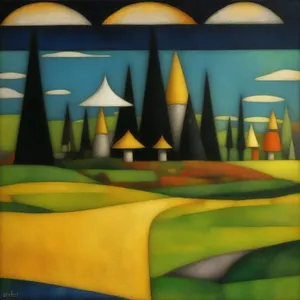 Colorful Crayon Pencils - Artistic Design for School Education