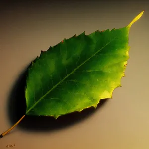 Colorful Autumn Leaf on Tree