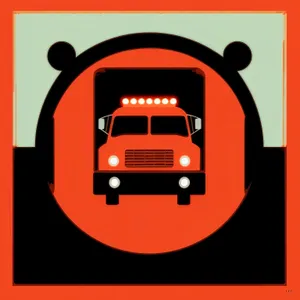 Cartoon Fire Station Symbol Icon