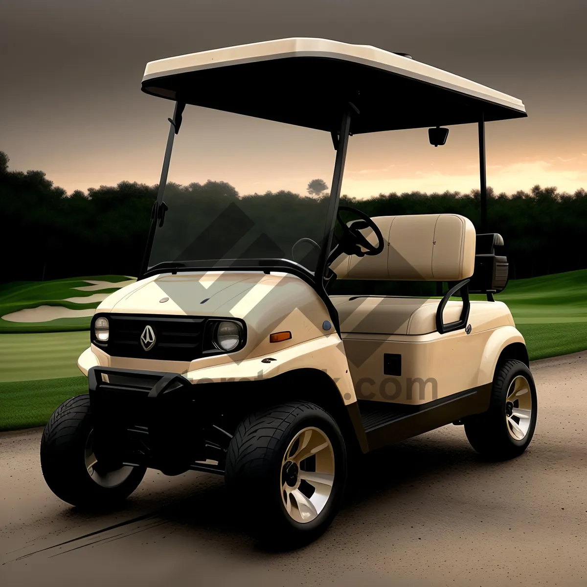 Picture of Sporty Wheels on the Road: Golf Car