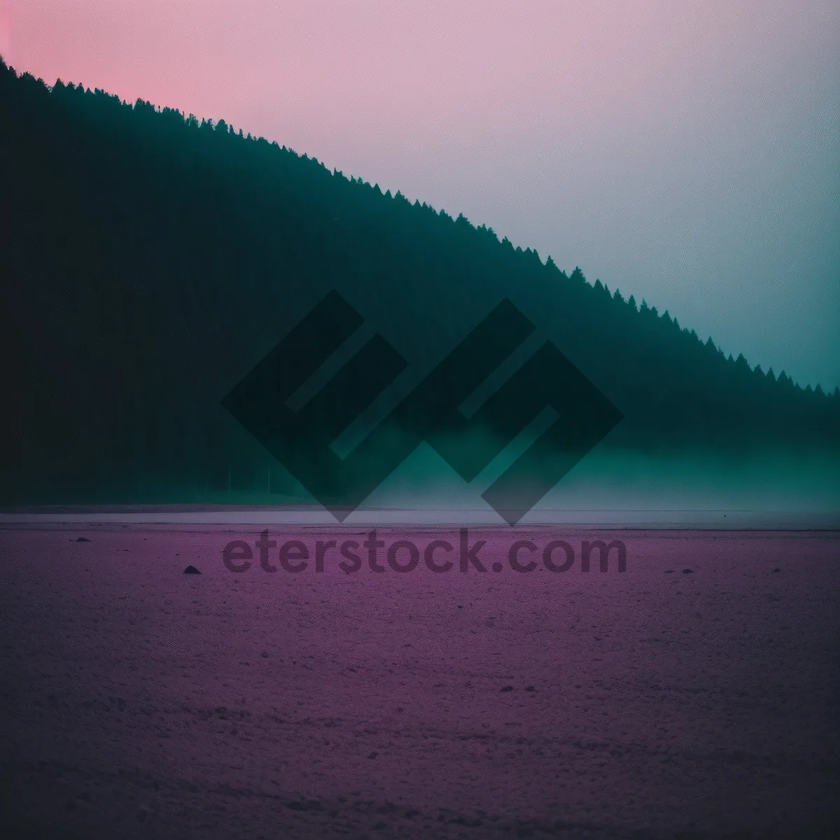 Picture of Golden Horizon on the Beach: A Stunning Sunset by the Sea