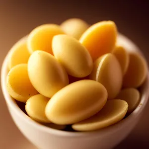 Vegan Almond Candy, Healthy Food Closeup