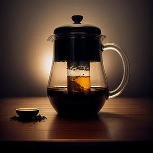 Hot Beverage in Traditional Coffeepot