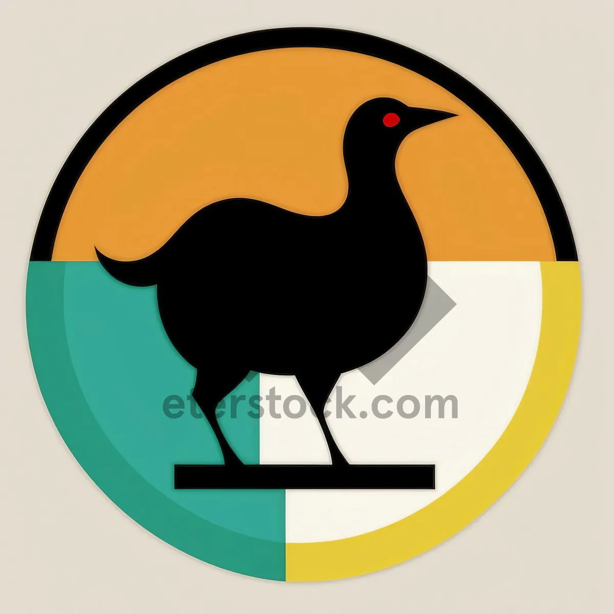 Picture of Cartoon Hen Drawing Icon Clip Art