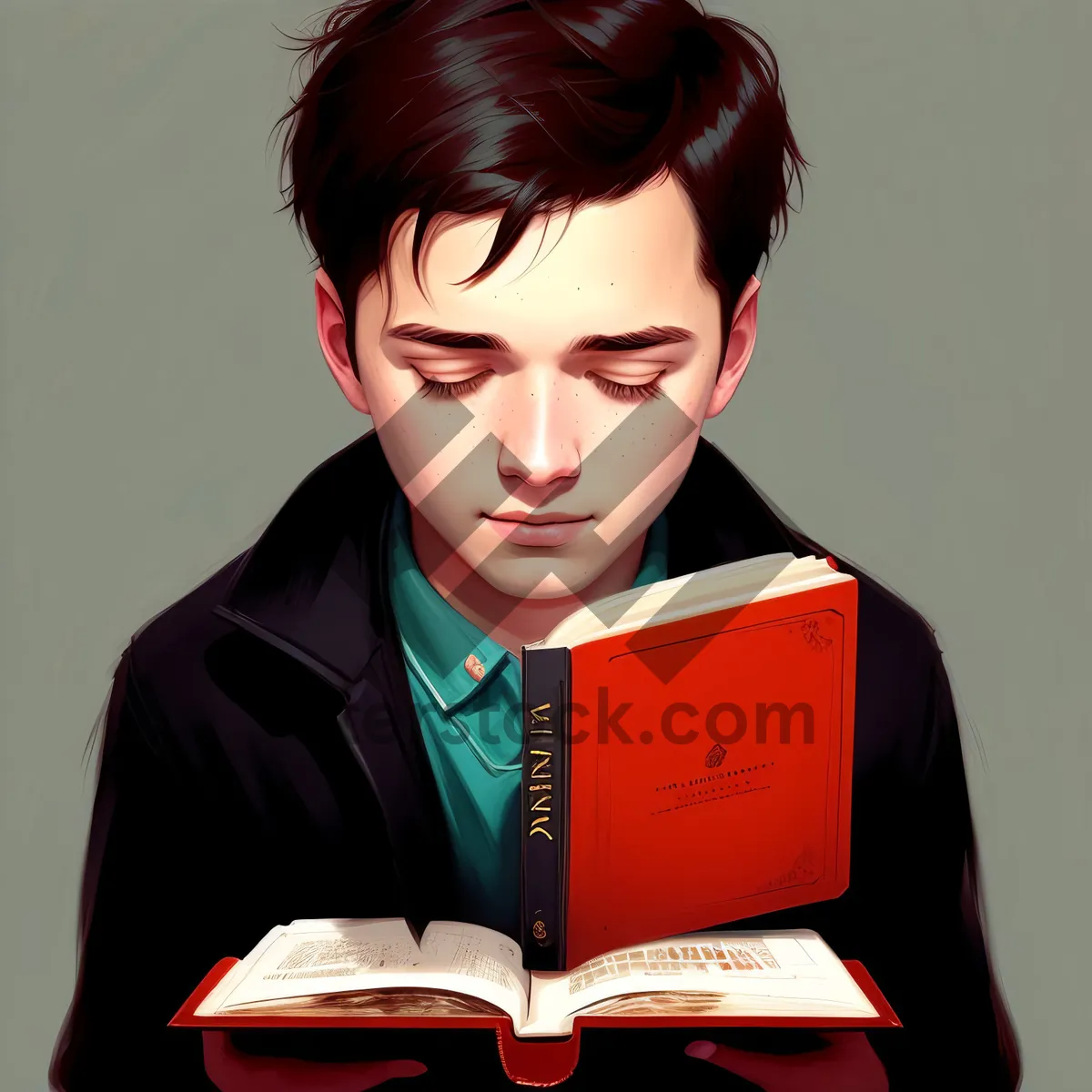 Picture of Smiling Businesswoman with Laptop in Office