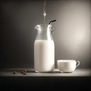 Refreshing Glass of Milk - Dairy Delight in a Bottle