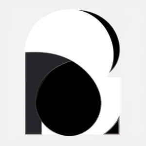 Symbolic Moon Icon in Tracing Design