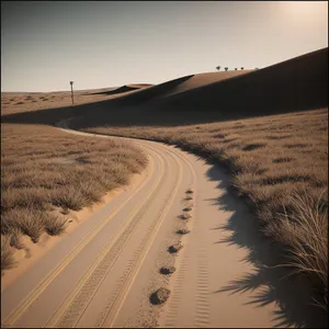 Endless Journey Through Desert Plains