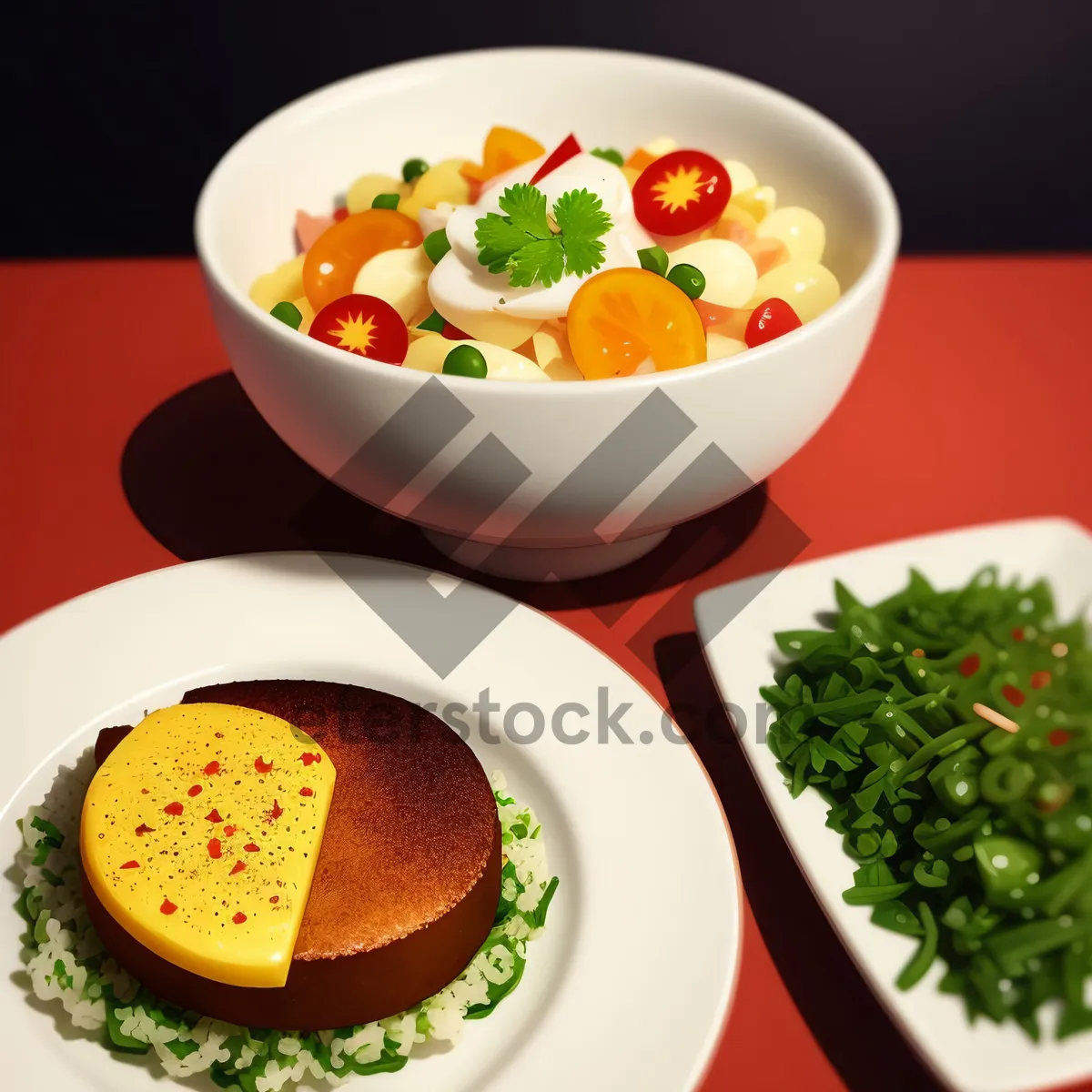 Picture of Wholesome Veggie Delight: Pepper and Tomato Salad