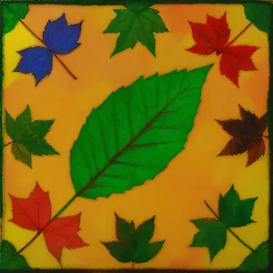 Vibrant Autumn Maple Leaf Pillow