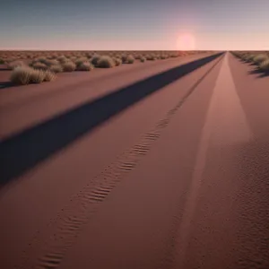 Serenity amid Desert Dunes: A Captivating Landscape