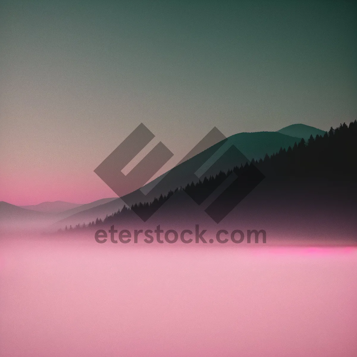 Picture of Futuristic Sunset Sky Art - Creative Digital Landscape