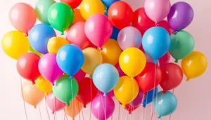 Colorful Balloon Party Decoration for Celebration and Fun.