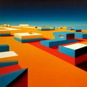 Business Export Symbol: 3D Sign