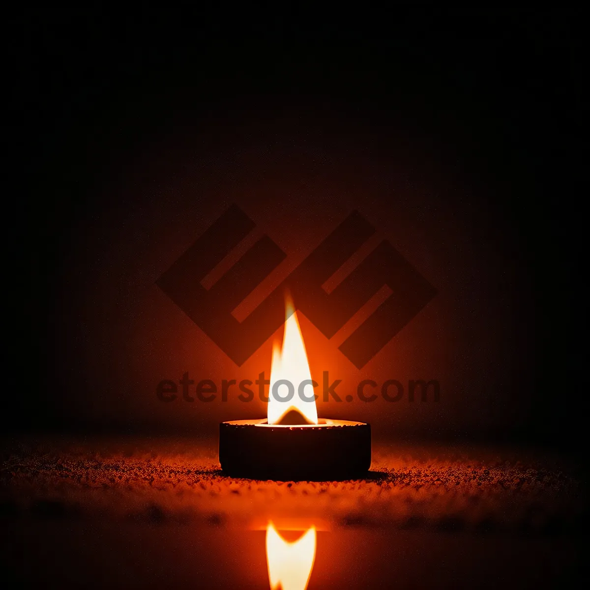 Picture of Burning Celestial Symbol of Wax