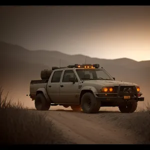 Speeding through the Desert Sands