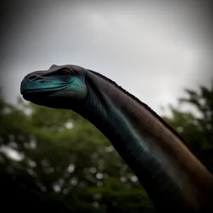 Tropical Underwater Eye of Eel Fish