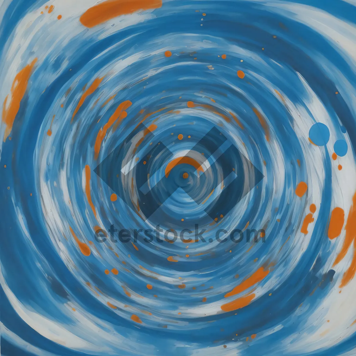 Picture of Vibrant Water Ripples: Abstract Motion Art