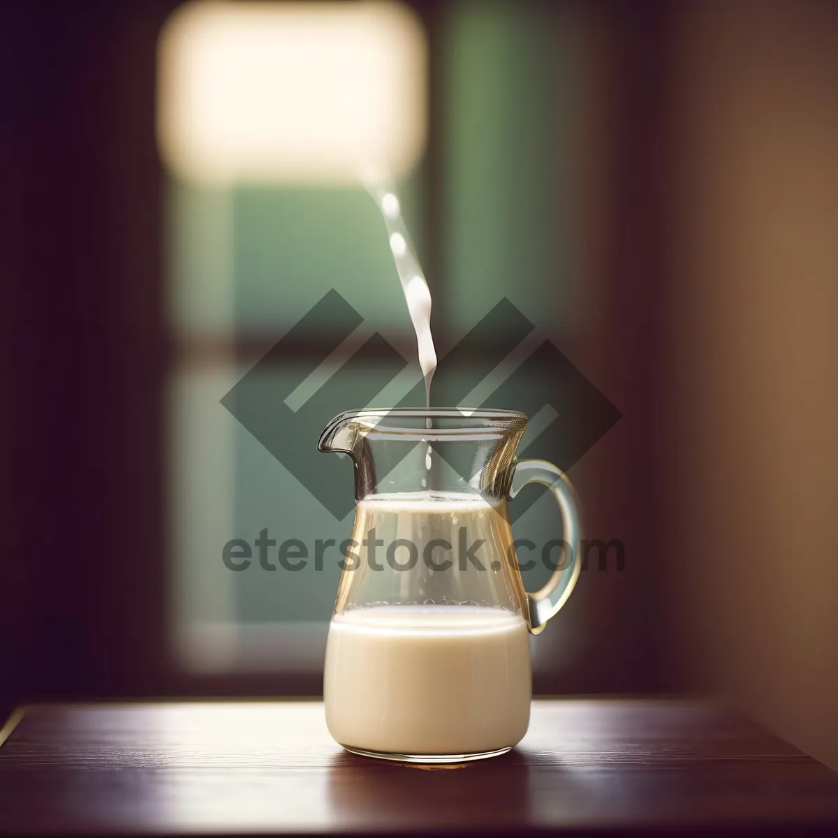 Picture of Morning Brew in Glass Coffee Mug