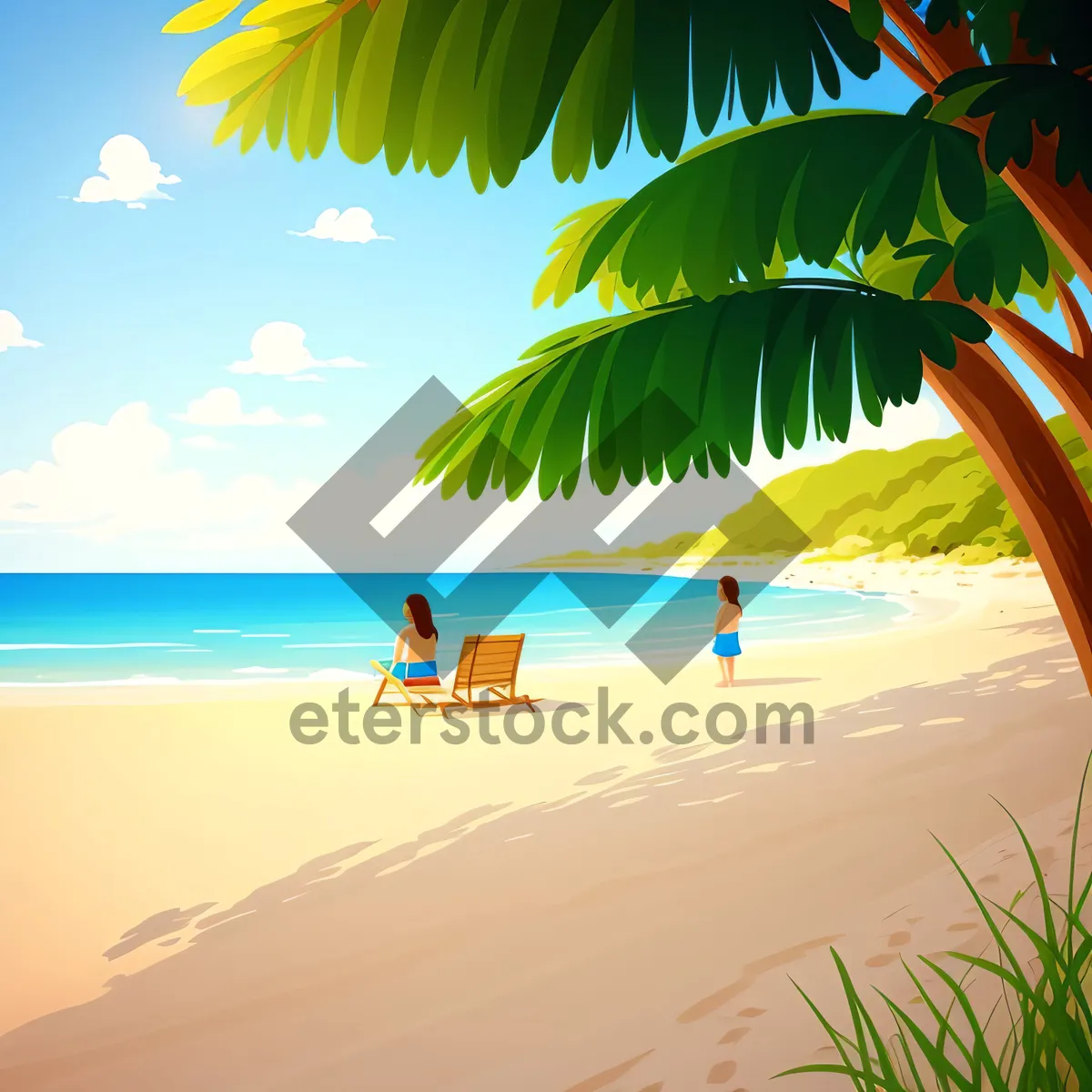 Picture of Paradise Bliss: Tropical Beach Getaway