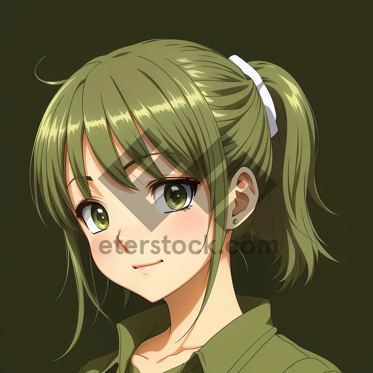 Picture of Captivating Style: A Playful, Attractive Lady with a Chic Haircut