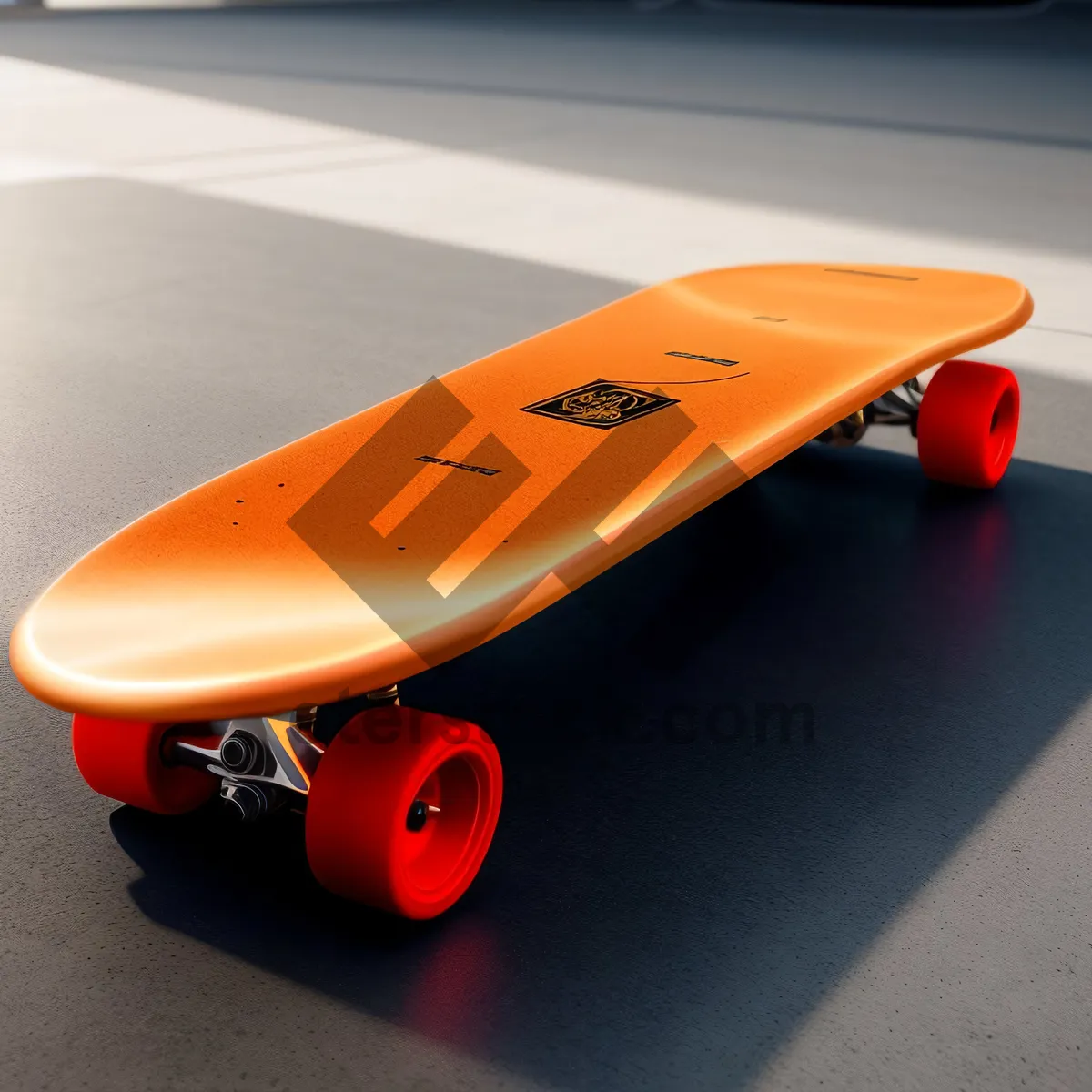 Picture of Wheeled Spoiler Device for Skateboard Airfoil