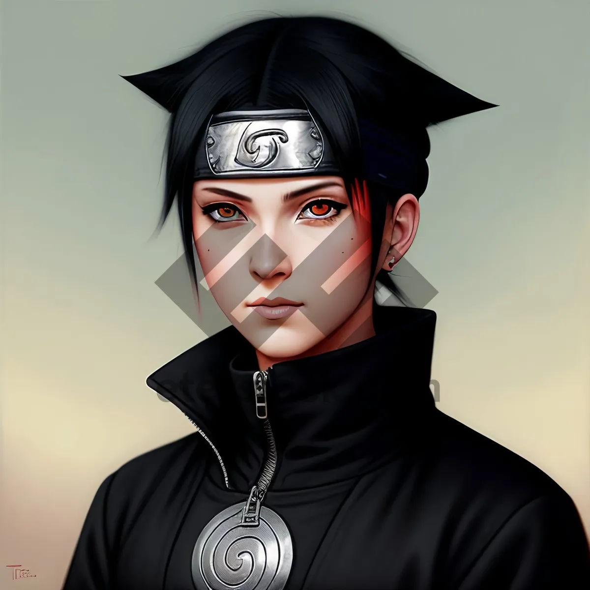 Picture of Successful Graduate in Academic Gown and Mortarboard