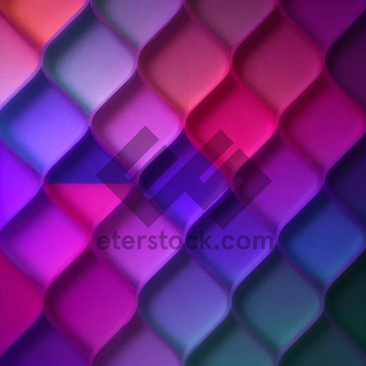 Picture of Vibrant Pixel Mosaic: A Colorful Retro Pattern