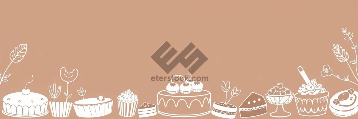 Picture of Floral Leaf Design Element Decoration Frame