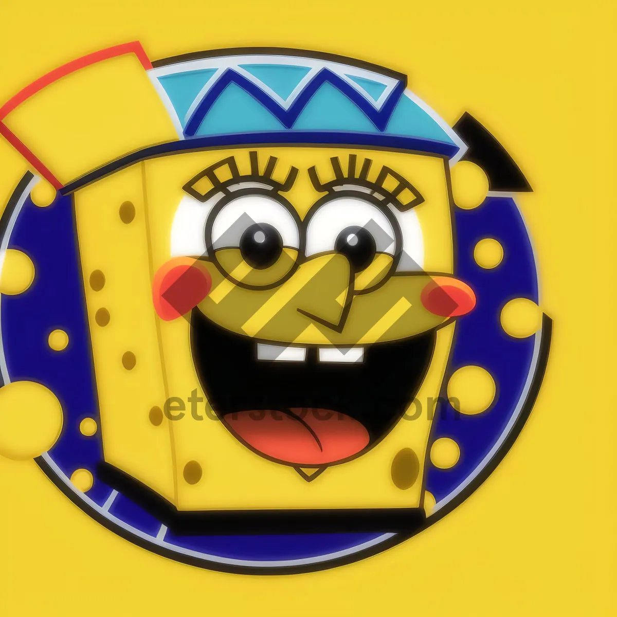 Picture of Pirate Virus Cartoon Clip Art