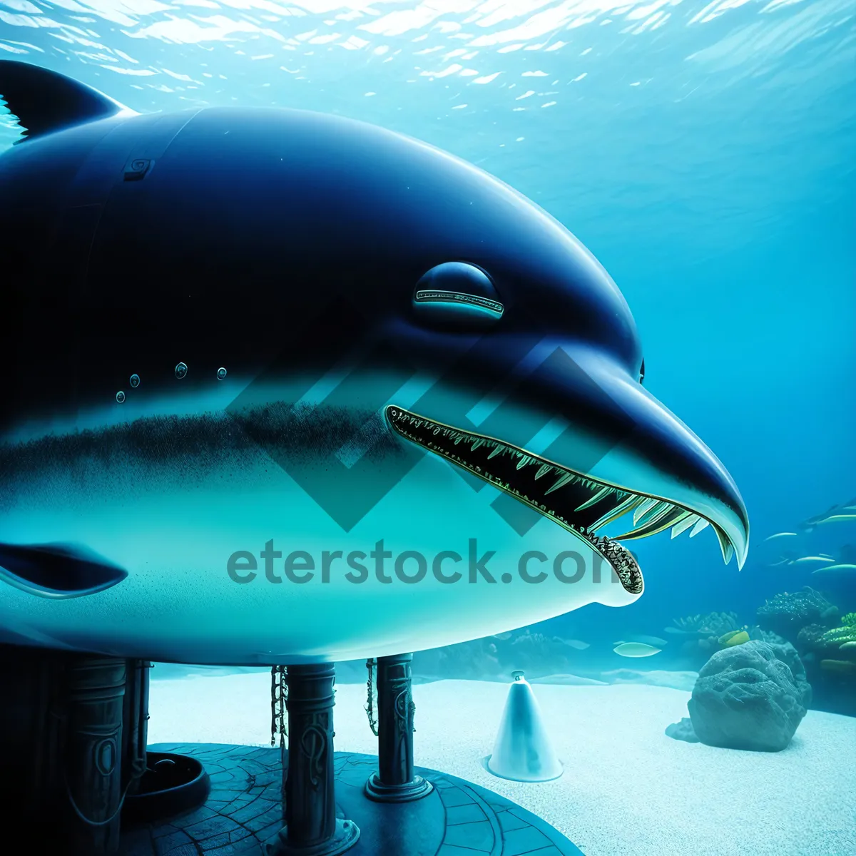Picture of Exquisite Marine Life in Tropical Ocean