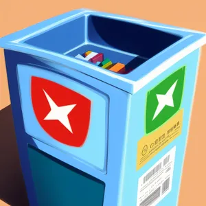 3D Box Icon for Packaging and Containers