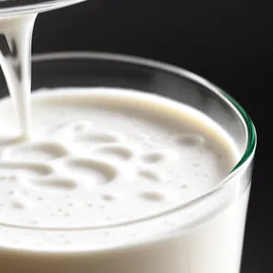 Delicious Cup of Morning Latte with Frothy Foam