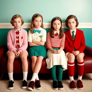 Happy Smiling Group of Friends and Family