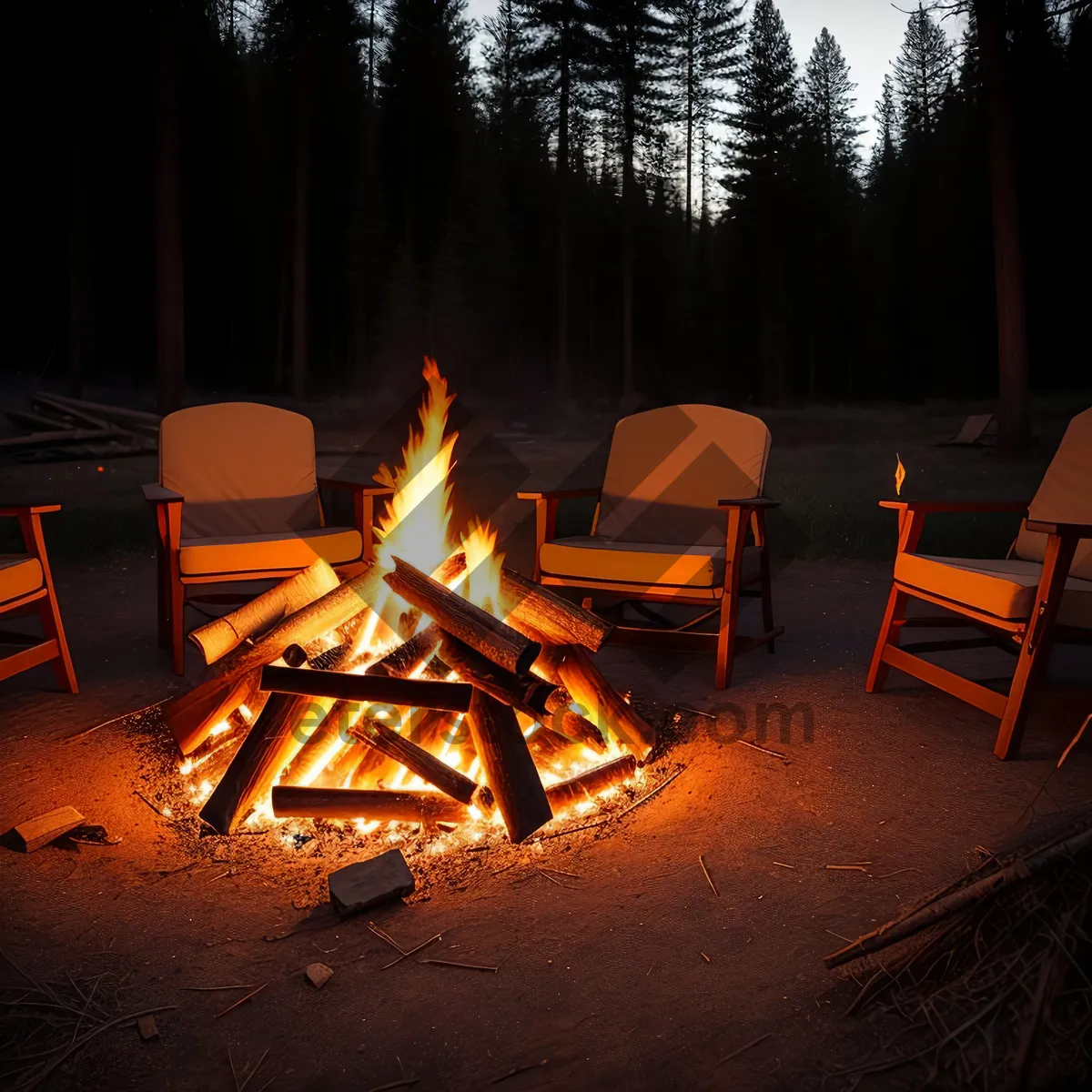 Picture of Folding Patio Chair - Relaxing under the Sun