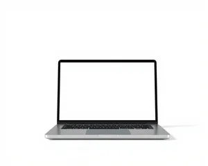 Modern Black Laptop for Business Office Work