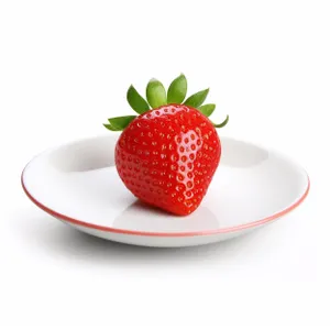 Delicious Strawberry Breakfast Treat With Berries And Fruit