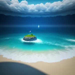 Serenity Amidst Turquoise Waters: Beach Vacation Bliss